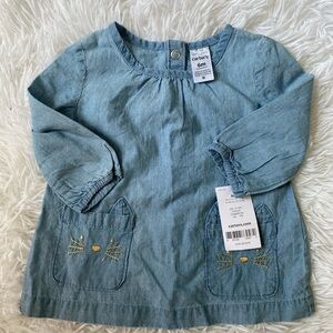 Carter's Light Blue Baby Dress